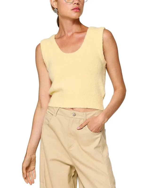 Wool-blend Sweater Vest