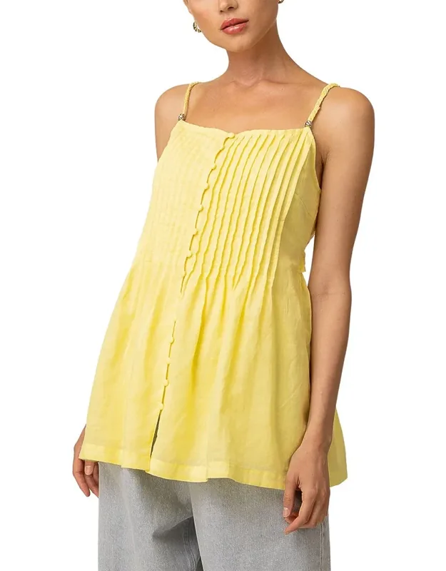 Linen-blend Mini Dress