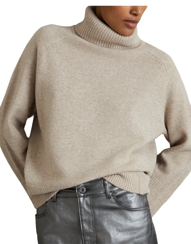 Eliza Wool & Cashmere-blend Roll Neck Jumper