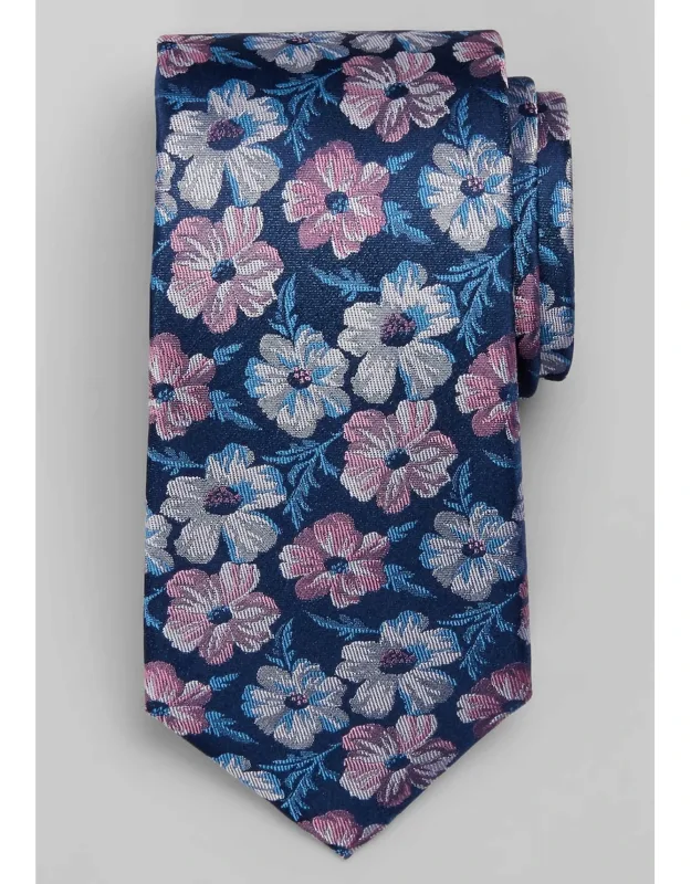 Reserve Collection Poppies Silk Tie