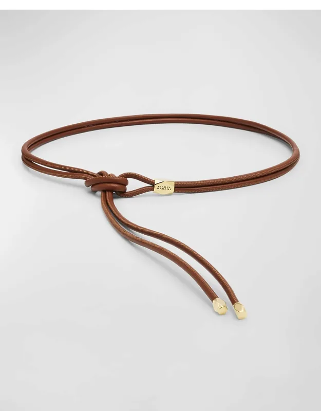 Tied Leather Belt