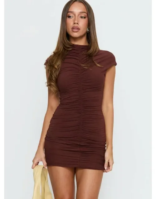 Ruched Mini Dress
