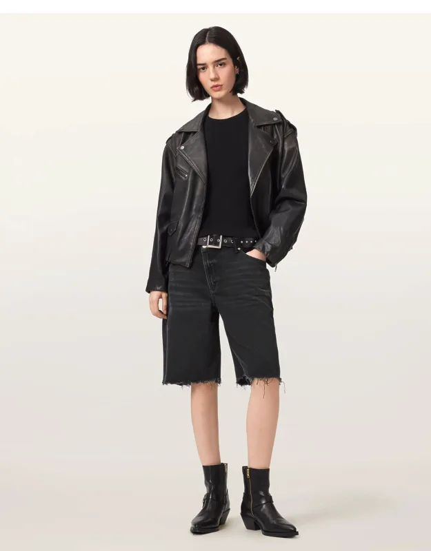 Crossover Wide Leg Shorts
