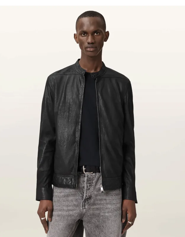Slim Fit Leather Jacket