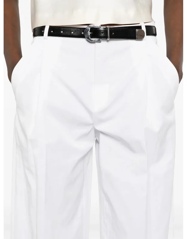 Straight-leg Trousers