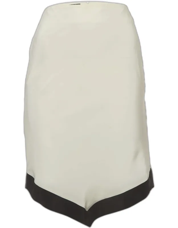Silk Asymmetric Mini Skirt