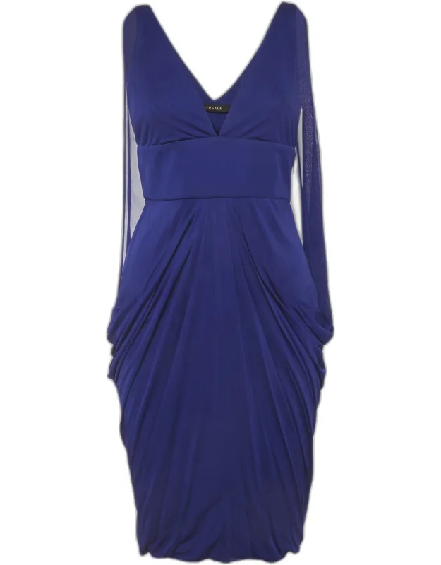 Jersey Draped Mini Dress