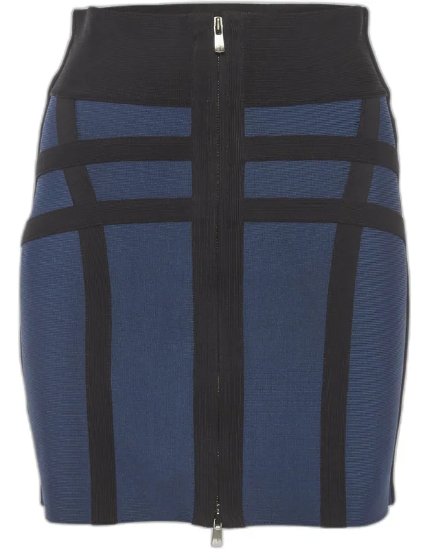 Stretch Knit Mini Skirt
