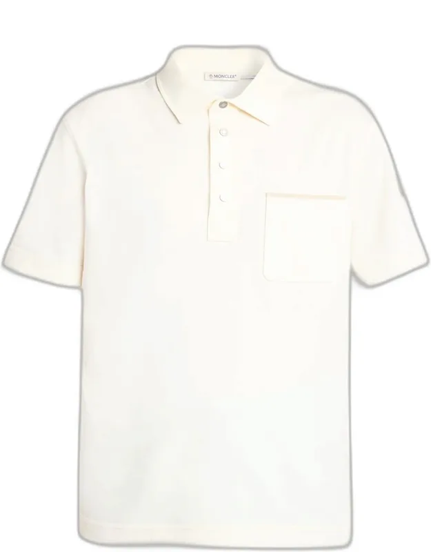 Short-sleeve Cotton Pique Polo Shirt