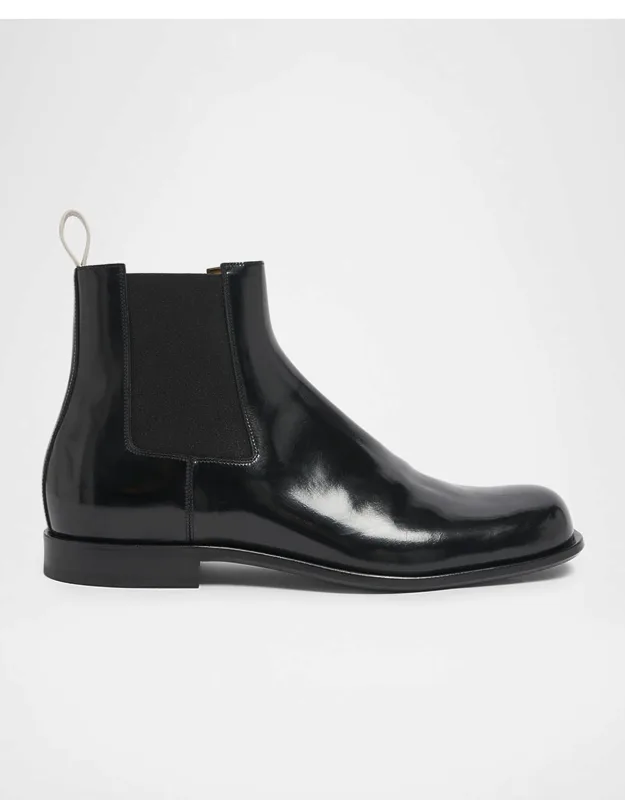 Tux Brushed Leather Chelsea Boots