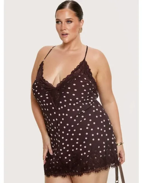 Call My Lover Lace Slip Mini Dress