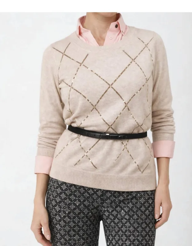Mayfair Argyle Sweater