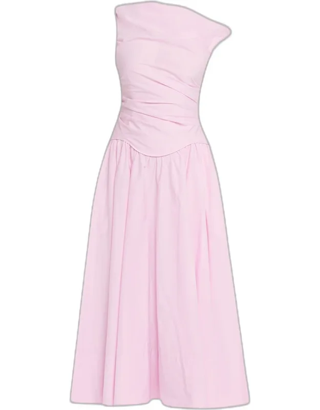 Off-shoulder Midi Dress