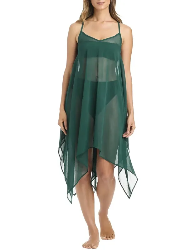 La Cote D'azur Chiffon Coverup Dress