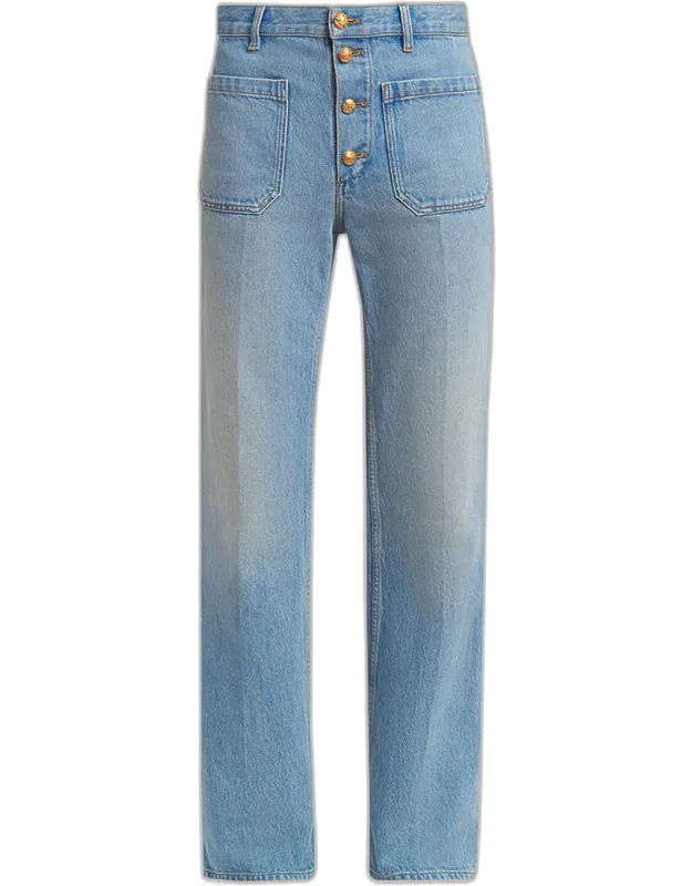 Patch Pocket Jeans