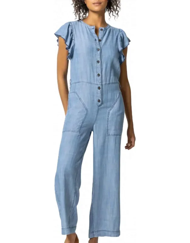 Flutter Sleeve Jumpsuit