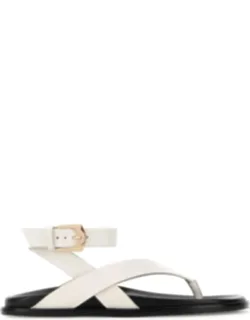 Leather Marycate Thong Sandals