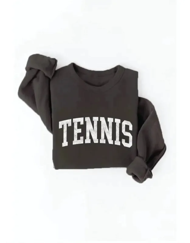 Tennis Graphic Sweatshirt