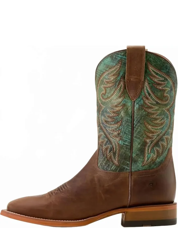 Square Toe Cowboy Boots - Wide