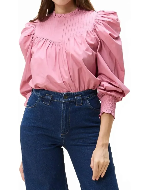 Irina Bishop Sleeves Blouse