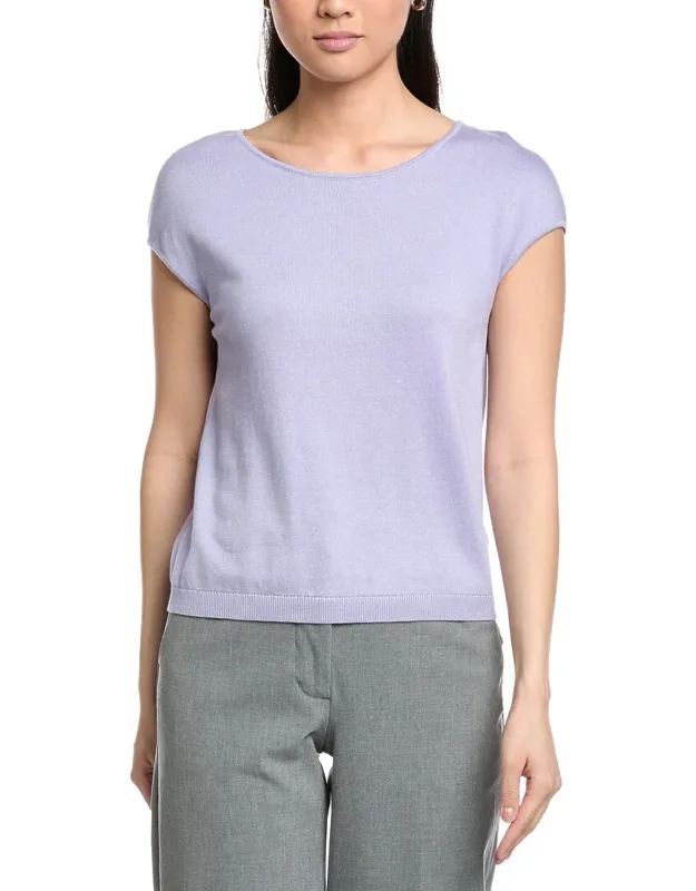 Open Neck Cashmere-blend Sweater