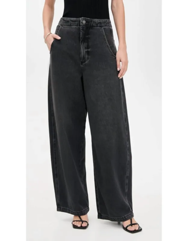 Lottie High Rise Relaxed Bowed Leg Jeans