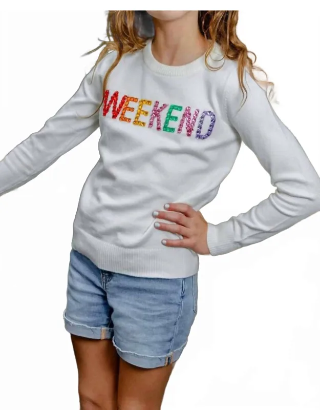 Jeweled Weekend Sweatshirt