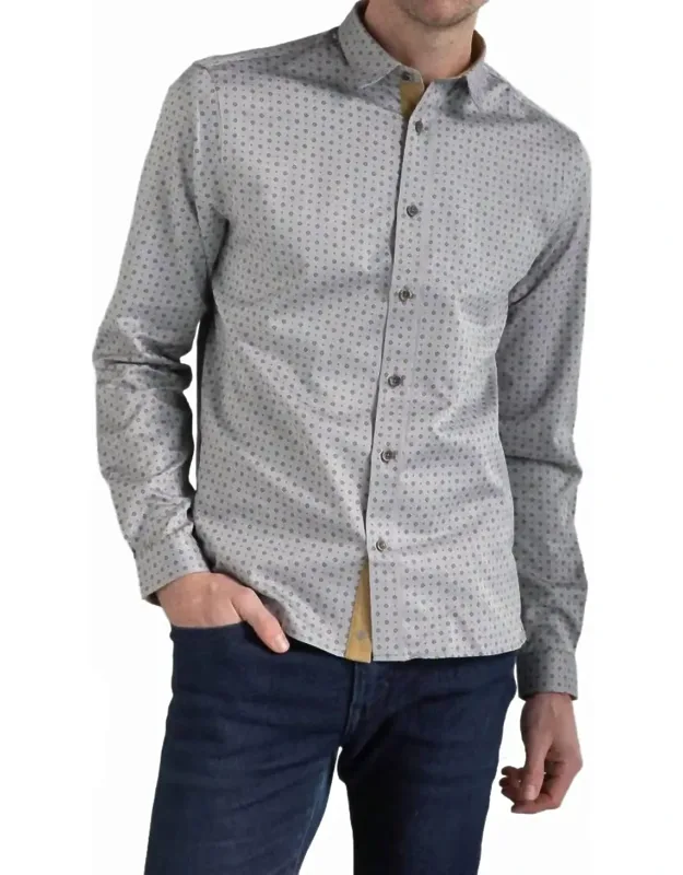 Button Down Cotton Long Sleeve Shirt