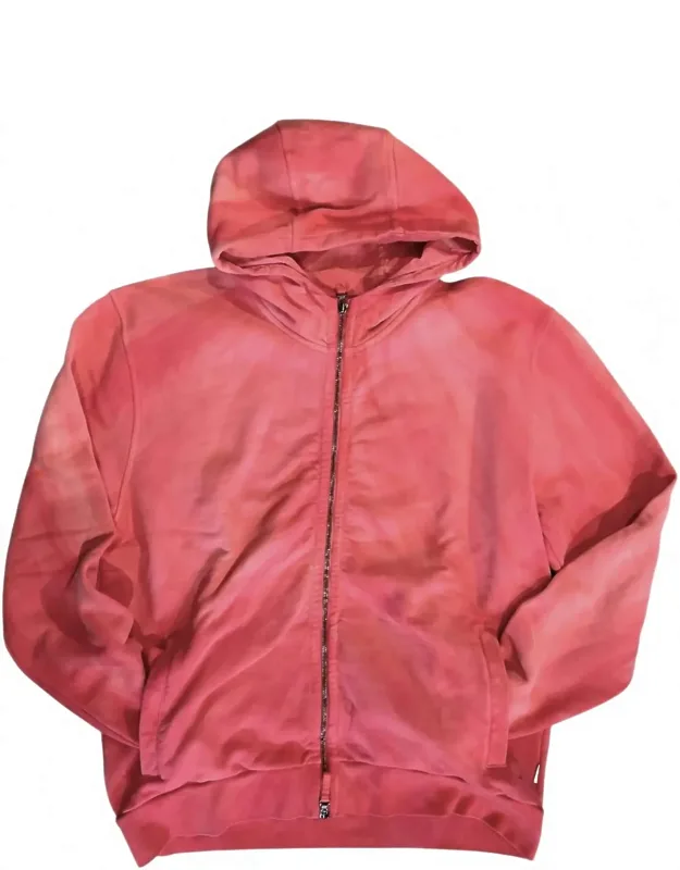 Dyed Zip Hoodie