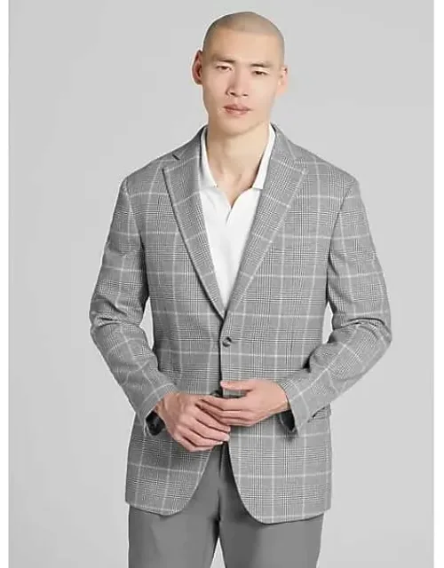 Big & Tall Modern Fit Plaid Sport Coat