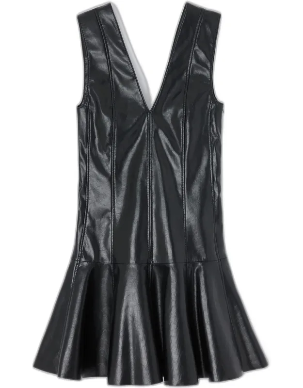 Leather Mini Dress