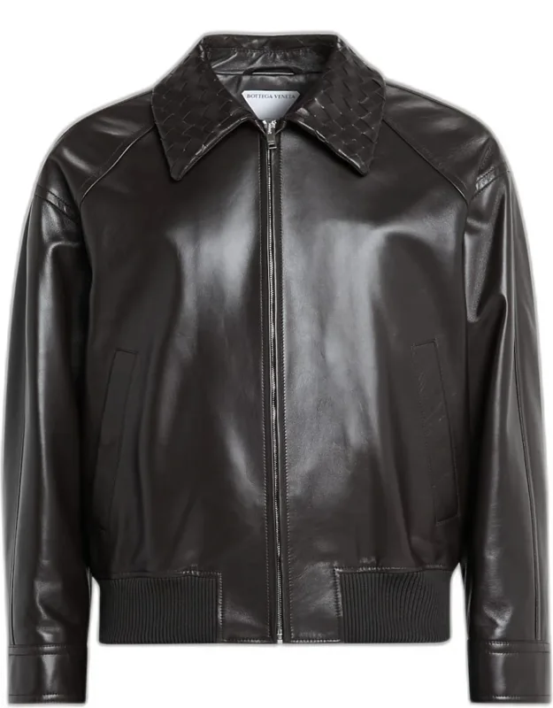 Nappa Leather Blouson Jacket