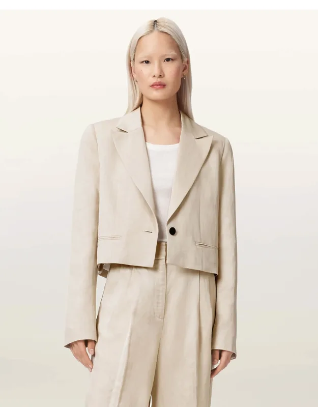 Helena Single Breasted Cropped Blazer