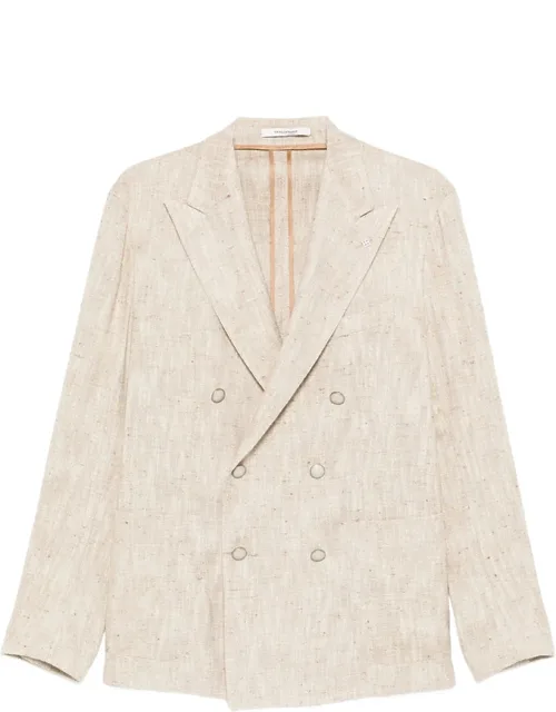 Peak-lapel Double-breasted Blazer
