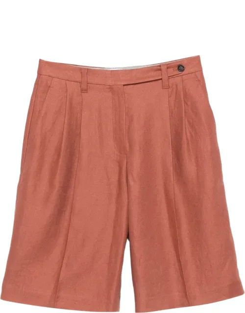 Pleated Shorts