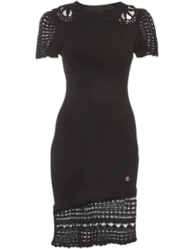 Mohair And Knit Mini Dress