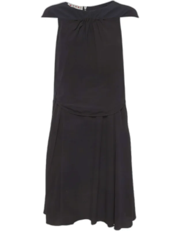 Crepe Tiered Dress