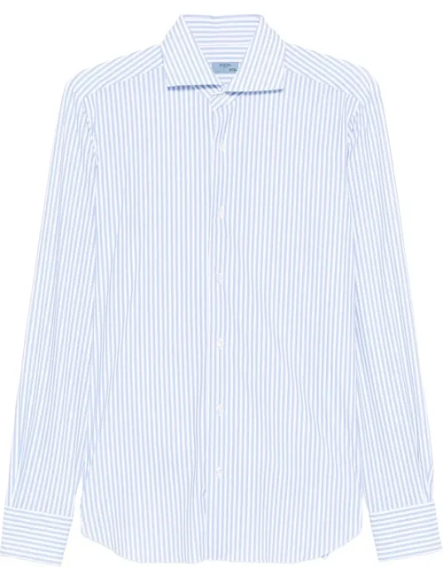 Striped Shirt With Button Fastening And Long Sleeves