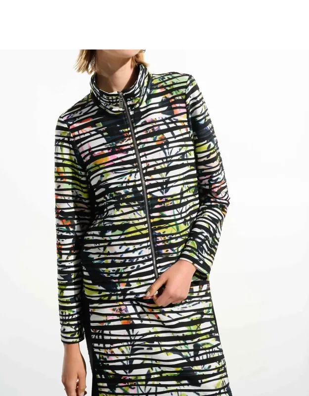 Cascade Knit Tropical Jacket