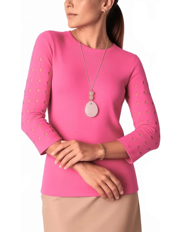 Capri Eyelet Sleeve Tunic