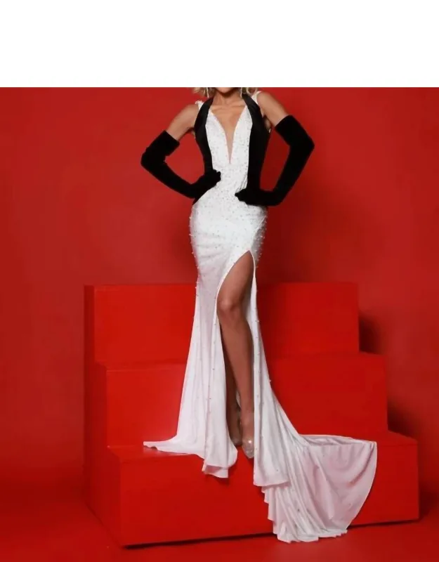Catch The Light Flared Skirt Gown