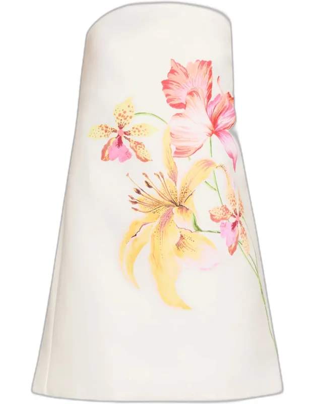 Floral-print Mini Dress