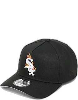 Chicago White Sox Mlb Flame Logo 9forty A-frame Snapback Hat