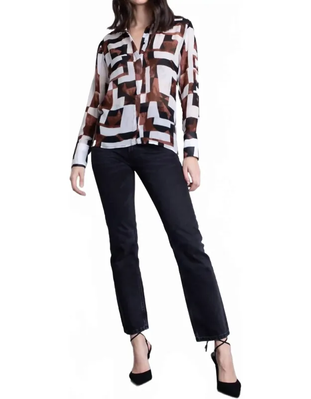 Geo Print Top