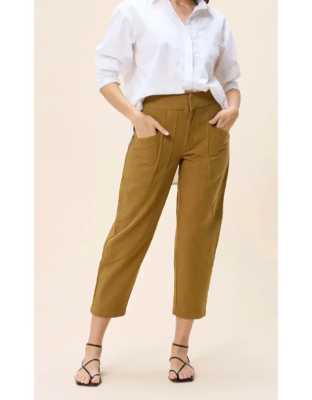 Cropped Wide Leg Pants
