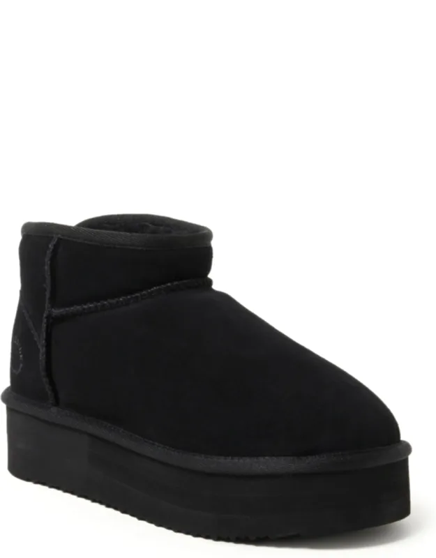 Fireside Genuine Shearling Platform Booties