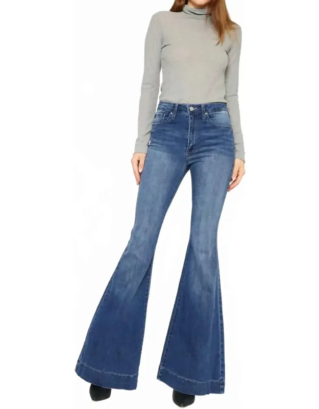 Essentials High Rise Super Flare Jeans
