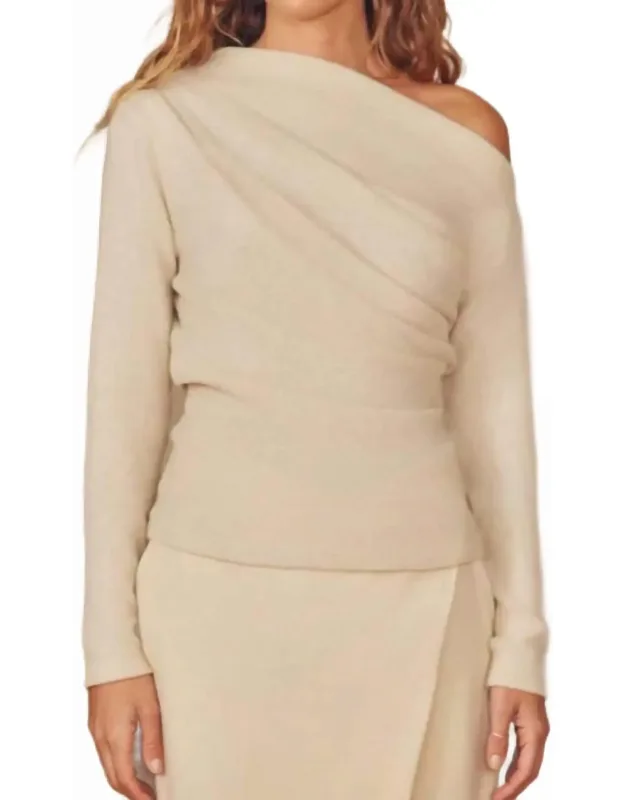 Fine Knit Drape Top