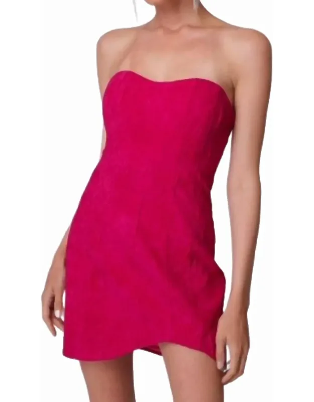 Asymmetrical Hem Mini Dress