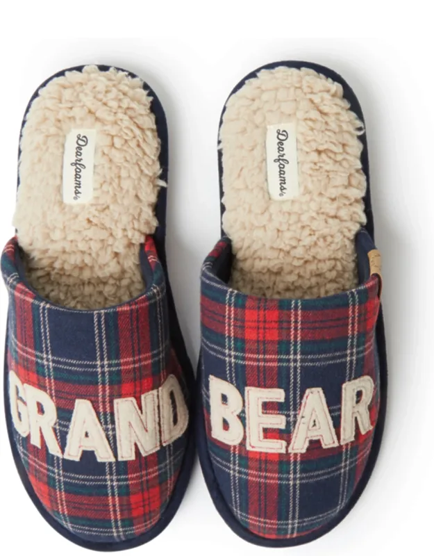Carson Grand Bear Scuff Slippers